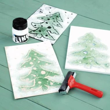 Linoldruckfarbe, 250 Ml Grün – Bild 2