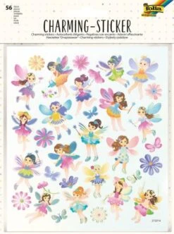 Charming Sticker Elfen & Einhörner, 56 Sticker