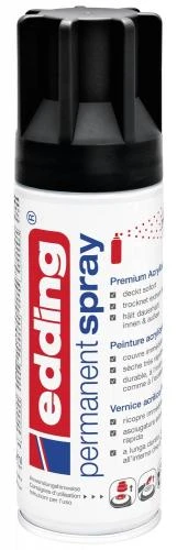 Edding Permanentspray, 200 Ml Schwarz Seidenmatt