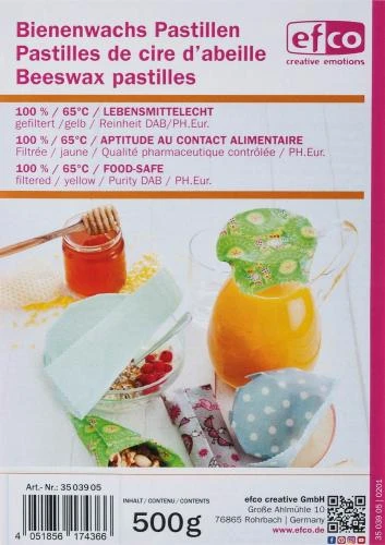 Bienenwachspastillen 100% Lebensmittelecht, 500g – Bild 3