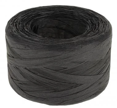 Papier-Raffiabast, 100 M Schwarz (7-8 Mm) – Bild 2