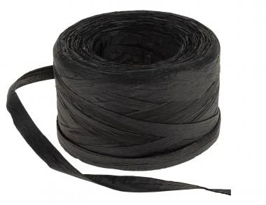 Papier-Raffiabast, 100 M Schwarz (7-8 Mm)