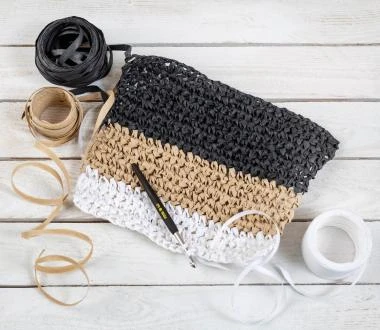 Papier-Raffiabast, 100 M Schwarz (7-8 Mm) – Bild 4