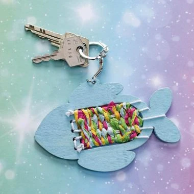 Mini-Kreativset Schlüsselanhänger Fisch – Bild 5