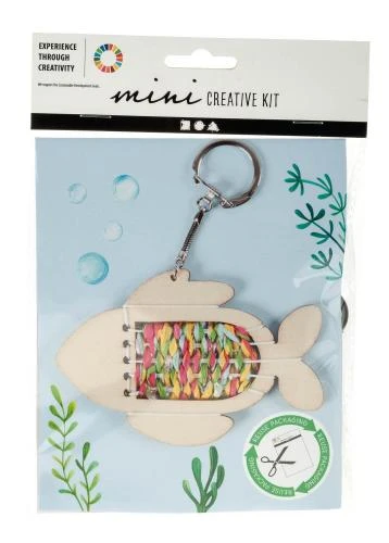 Mini-Kreativset Schlüsselanhänger Fisch – Bild 4