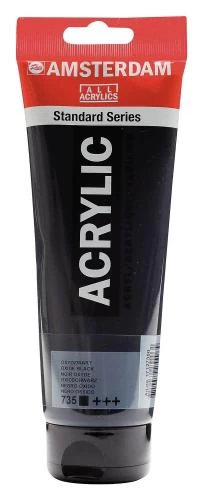 Amsterdam Acrylfarbe, 250 Ml Oxidschwarz