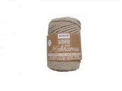 Makrameegarn, Taupe (63m/250g)