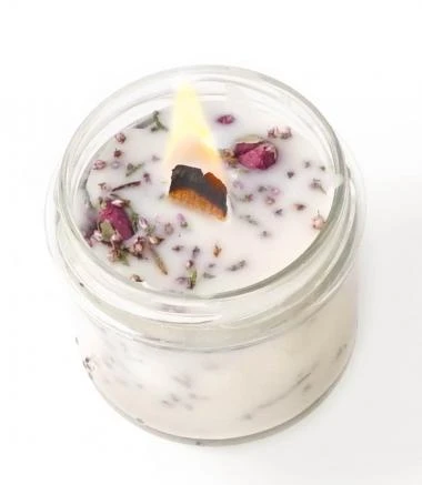 Holzdochte Mit Metallhalter, 10 Stück – Bild 5