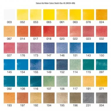 Sakura Koi Water Colors Sketch Box, 48 Farben – Bild 2