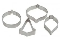 Ausstechformen Weihnachtsanhänger, 4er-Set