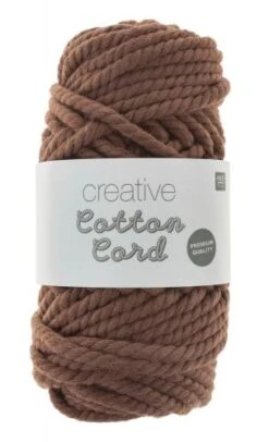 Creative Cotton Cord 130g/25m, Mokkabraun