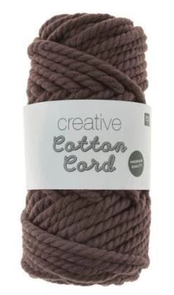 Creative Cotton Cord 130g/25m, Schokolade