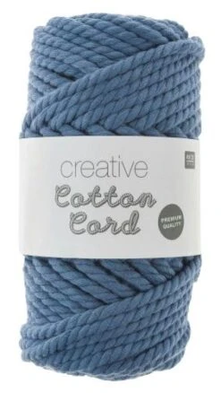Creative Cotton Cord 130g/25m, Blau