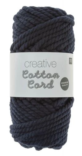 Creative Cotton Cord 130g/25m, Marineblau