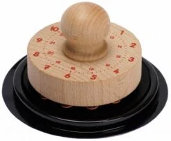 Holzstempel, Uhr + Stempelkissen (70 Mm)