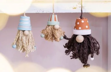 Mini-Blumentopf, 6 Stück Weiß (52 X 46 Cm) – Bild 3