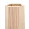 Holz-Stiftehalter Sechseckig