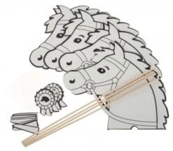 Bastelset Steckenpferde, 4er-Set