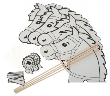 Bastelset Steckenpferde, 4er-Set