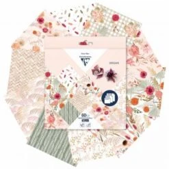 Origamipapier, 60 Blatt Trockenblumen