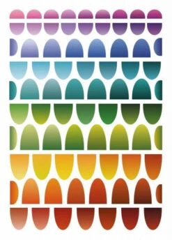 Sticker Schuppen, 1560 Stück Bunt