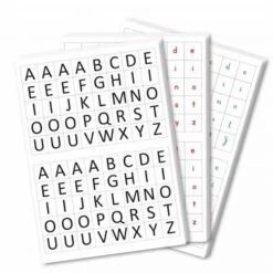 Lernsticker Alphabet, 1600 Stück Bunt
