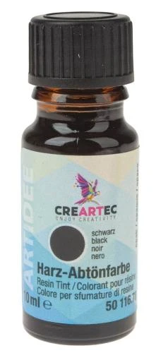 Harz-Abtönfarbe, 10 Ml Opak Schwarz