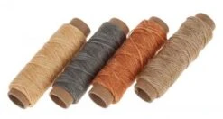 Buchbinderzwirn Gewachst, 30 M Naturtöne