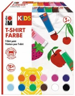 Marabu KiDS T-Shirt Farbe, 12er-Set
