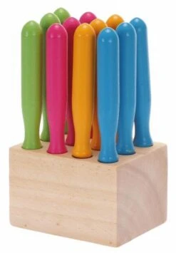 Prickelnadeln 13er-Set, Inkl. Holzblock