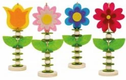 Bastelset Filzblumen, 4er-Set