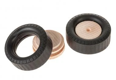 Laufräder-Holzfelge, 10 Stück (35 Mm) – Bild 2