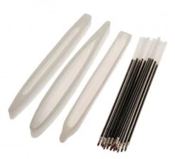 Silikonform Kugelschreiber, 3er-Set + 15 Minen