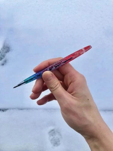 Silikonform Kugelschreiber, 3er-Set + 15 Minen – Bild 3