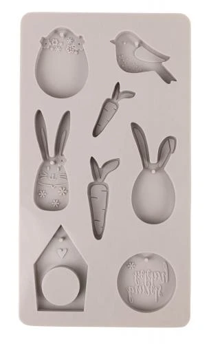 Silikonform Happy Spring, 8 Formen