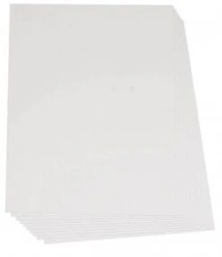 Tiefziehfolie (DIN A4 0,5 Mm) Weiß, 10 Bogen